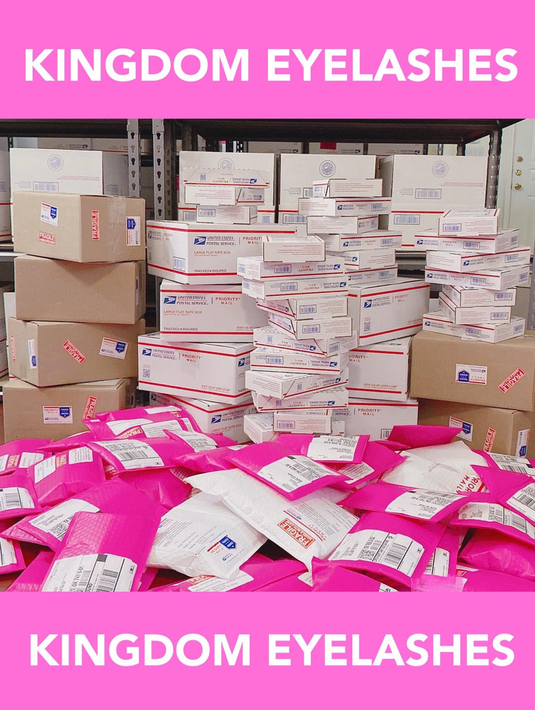 Kingdom Eyelashes - Ready for Shipping Now.