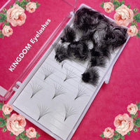 8D Handmade Lashes Mix Lengths - 14/15/16/17/18 - 1000 Fans