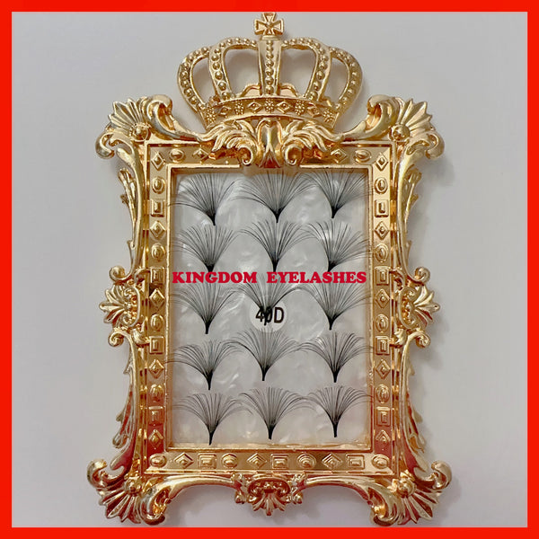40D Handmade Lashes Mix Lengths - 14/15/16/17/18 - 1000 Fans