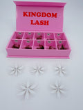 8D Brown Handmade Lashes - Mix Lengths - 1000 Fans