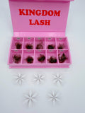 15D Brown Handmade Lashes - Mix Lengths - 1000 Fans
