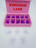 5D Purple Handmade Lashes - Mix Lengths - 1000 Fans