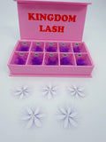 5D Purple Handmade Lashes - Mix Lengths - 1000 Fans