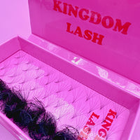 6D Handmade / Promade Lashes Single Length - 1000 Fans