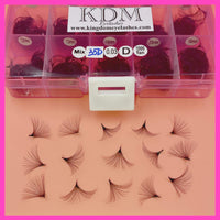 35D Handmade Lashes Mixed Lengths - 21/22/23/24/25