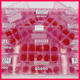 5D Red Handmade Lashes - Mixed Lengths