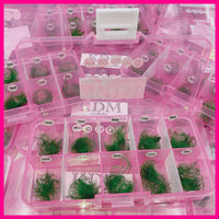 5D Green Handmade Lashes - Mixed Lengths