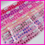 5D Red Handmade Lashes - Mixed Lengths