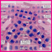 8D Blue Handmade Lashes - Mixed Lengths