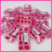 5D Red Handmade Lashes - Mixed Lengths