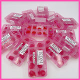 5D Red Handmade Lashes - Mixed Lengths
