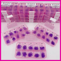 5D Purple Handmade Lashes - Mixed Lengths