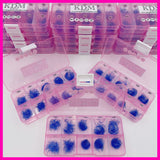 5D Blue Handmade Lashes - Mixed Lengths