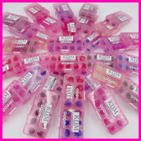 5D Red Handmade Lashes - Mixed Lengths