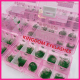 8D Green Handmade Lashes - Mixed Lengths