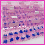 5D Blue Handmade Lashes - Mixed Lengths