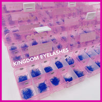 8D Blue Handmade Lashes - Mixed Lengths