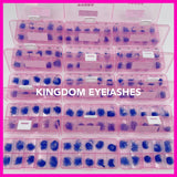 5D Blue Handmade Lashes - Mixed Lengths