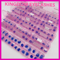 5D Blue Handmade Lashes - Mixed Lengths