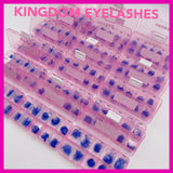 5D Blue Handmade Lashes - Mixed Lengths