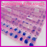 8D Blue Handmade Lashes - Mixed Lengths