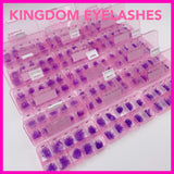 6D Purple Handmade Lashes - Mixed Lengths