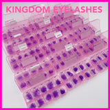 8D Purple Handmade Lashes - Mixed Lengths