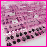 12D Handmade Lashes Mix Lengths - 9/10/11/12/13 - 1000 Fans