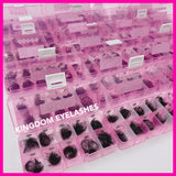 12D Handmade Lashes Mix Lengths - 9/10/11/12/13 - 1000 Fans