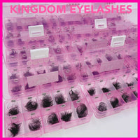 6D Handmade Lashes Mix Lengths - 14/15/16/17/18 - 1000 Fans