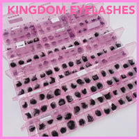 8D Handmade Lashes Mix Lengths - 14/15/16/17/18 - 1000 Fans
