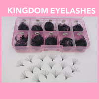 25D Handmade Lashes Mix Lengths - 16/17/18/20/22 - 1000 Fans