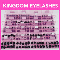 30D Handmade Lashes Mix Lengths - 11/12/13/14/15 - 1000 Fans