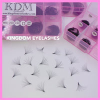 25D Handmade Lashes Mix Lengths - 16/17/18/20/22 - 1000 Fans