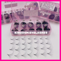 25D Handmade Lashes Mix Lengths - 16/17/18/20/22 - 1000 Fans