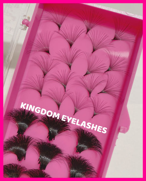 40D Handmade / Promade Lashes - 1000 Fans