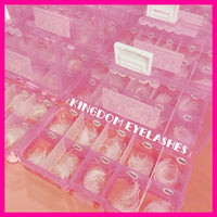 8D White Handmade Lashes - Mixed Lengths