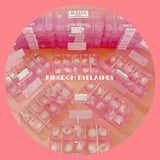 8D White Handmade Lashes - Mixed Lengths
